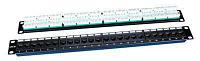 Патч-панель Hyperline (PP3-19-24-8P8C-C5E-110D) 19" 1U 24xRJ45 кат.5E UTP