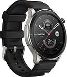 Умные часы Amazfit GTR 4 (серебристый, с черным ремешком из фторэластомера), фото 3