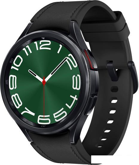 Умные часы Samsung Galaxy Watch6 Classic 47 мм (черный) - фото 1 - id-p218328956