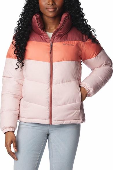 Куртка женская Columbia Puffect Color Blocked Jacket розовый, персиковый, кирпичный 1955101-626 - фото 1 - id-p215064608