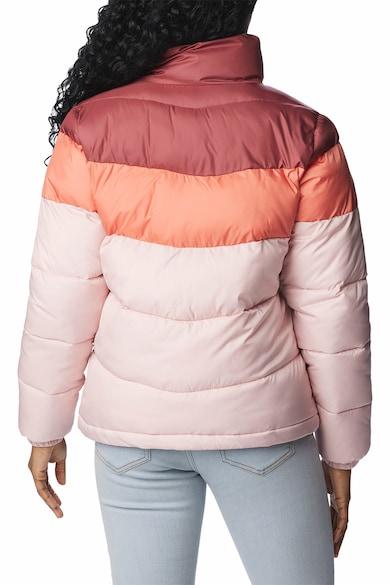 Куртка женская Columbia Puffect Color Blocked Jacket розовый, персиковый, кирпичный 1955101-626 - фото 2 - id-p215064608