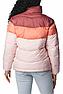 Куртка женская Columbia Puffect™ Color Blocked Jacket розовый, персиковый, кирпичный 1955101-626, фото 2