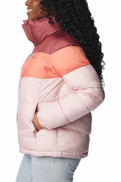 Куртка женская Columbia Puffect Color Blocked Jacket розовый, персиковый, кирпичный 1955101-626 - фото 5 - id-p215064609