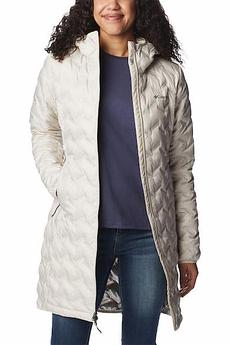 Куртка пуховая женская Columbia Delta Ridge™ Long Down Jacket  бежевый 1909251-278