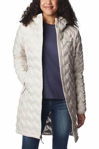 Куртка пуховая женская Columbia Delta Ridge Long Down Jacket бежевый 1909251-278 - фото 1 - id-p218576187