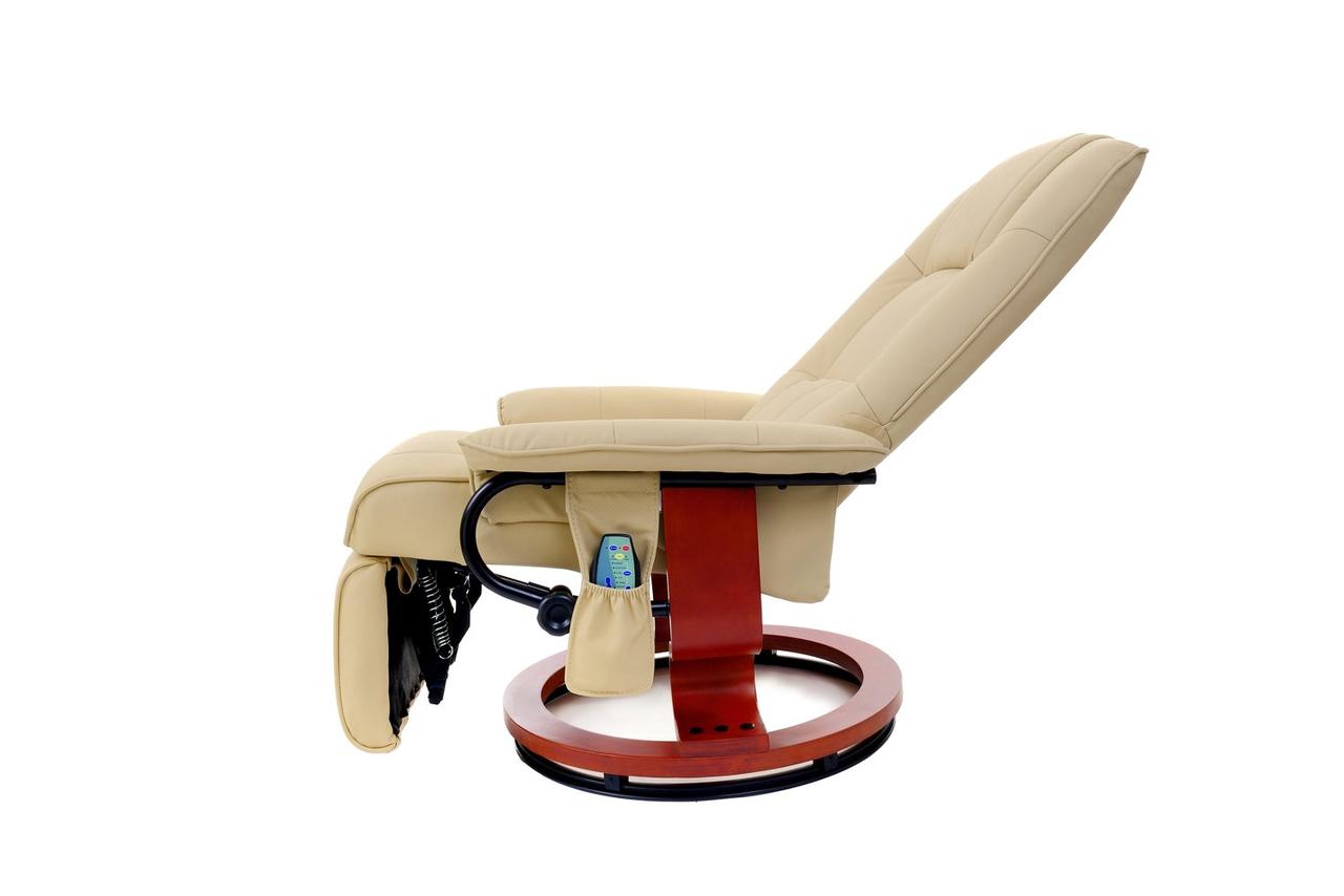 Массажное кресло Calviano 2160 с пуфом и подогревом - фото 8 - id-p218578514