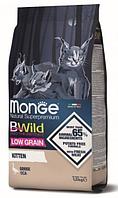 Monge Bwild Low Grain Kitten (гусь), 1,5 кг