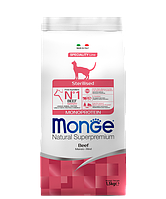 Monge Monoprotein Sterilized cat Manzo (говядина), 1,5 кг