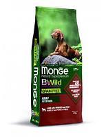 Monge BWild GF Adult All Breeds (ягненок), 2,5 кг