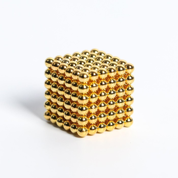 Неокуб «Золотой» 3мм, 216 шариков (со скретч слоем) - фото 7 - id-p218578995