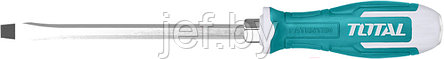 Отвертка шлицевая SL8 200 мм ударная TOTAL THGS82006, фото 2