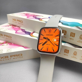 Умные часы Smart Watch X8 Pro Серые - фото 1 - id-p218578784