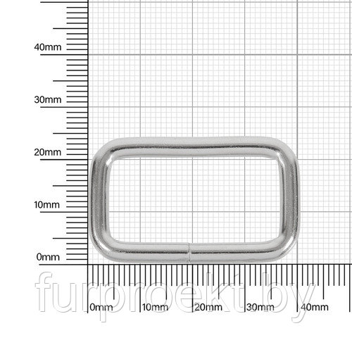 Кольцо овальное RCT 32х15мм (4мм)  никель роллинг