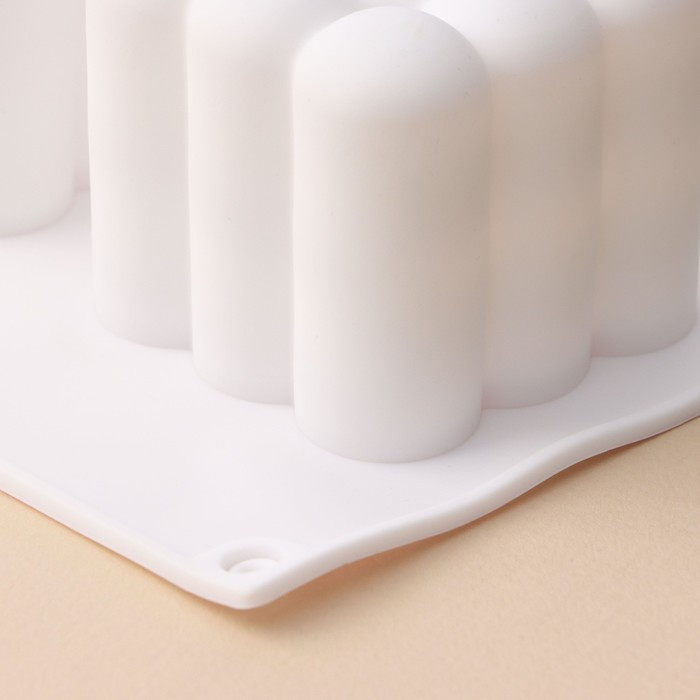 Форма силиконовая для муссовых десертов и выпечки KONFINETTA «Вишня», 29,7×17,5×5,7 см, 6 ячеек (6,2×6,2 см), - фото 4 - id-p218579668