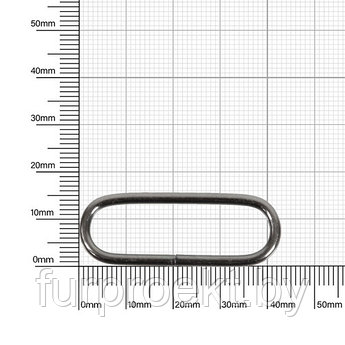 Кольцо овальное 38-39мм бл/ник 2,5мм D