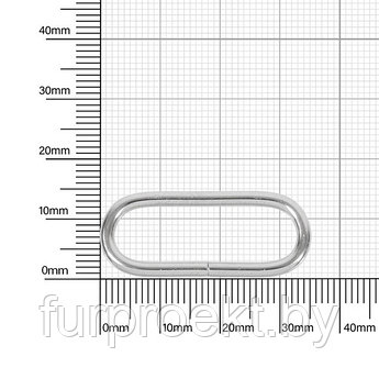 Кольцо овальное 30-31мм ник 2,5мм