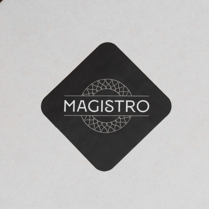 Графин стеклянный с металлической крышкой Magistro «Богема», 1 л, 13×9×21 см, цвет бронзовый - фото 6 - id-p218581650