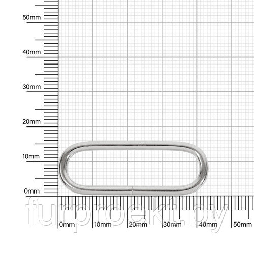 Рамка 40мм никель 2,8мм D