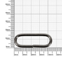 Кольцо овальное 38-39мм бл/ник 3,5мм D