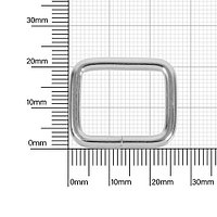 Кольцо овальное RCT 20х15мм (3,2мм) никель роллинг D