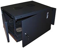 Шкаф настенный Next, 9U 550x600, металлическая дверь, черный