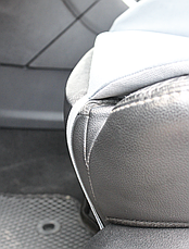 Универсальная накидка на сиденье авто LANATEX  51 см х 54 см. Серо-голубой, фото 3