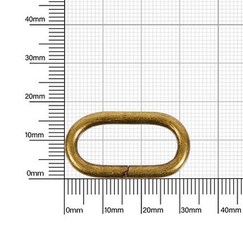 Рамка 25х10мм (3,5мм) антик роллинг