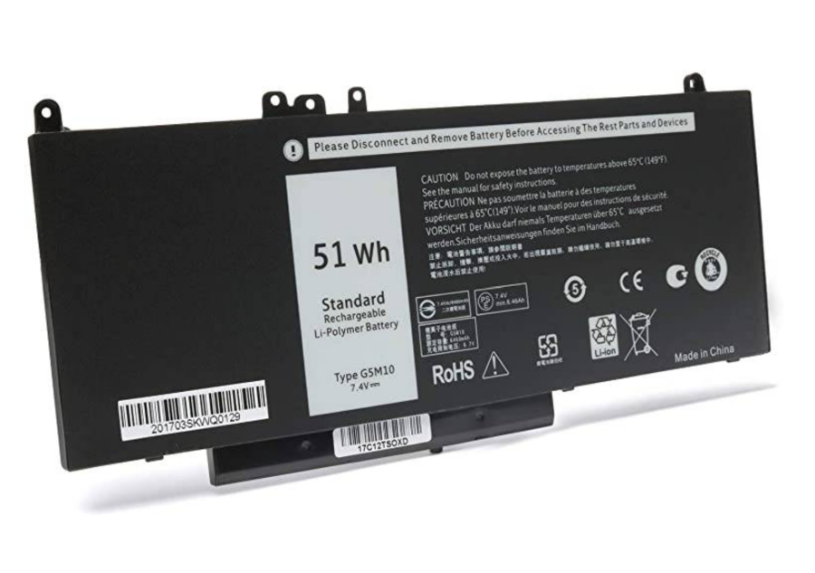 Батарея для Dell Latitude E5450/E5470/E5550/E5570 (7V69Y/8V5GX/6MT4T/TXF9M/79VRKP) 7.4V 51Wh - фото 1 - id-p218586760