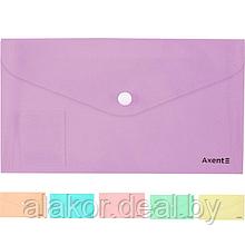 Папка-конверт на кнопке Axent Pastelini. Формат DL  Axent 1414