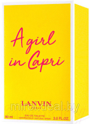 Туалетная вода Lanvin A Girl In Capri - фото 2 - id-p218592818