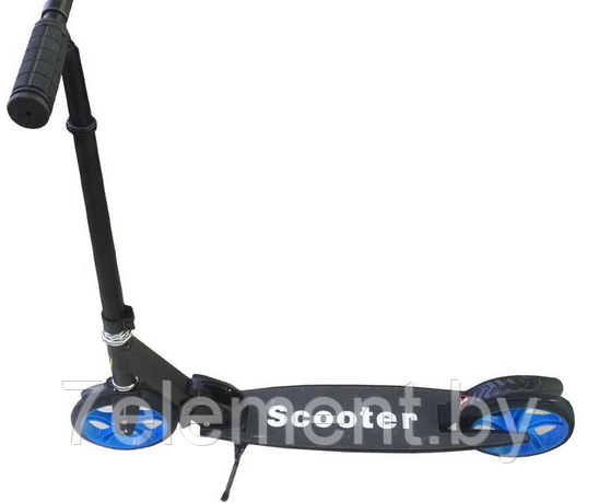 Детский двухколесный самокат Scooter арт. 109С складной колесо 200 мм до 100 кг - фото 2 - id-p218601451