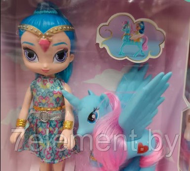 Детская кукла Шиммер и Шайн Shimmer&Shine, пупс + пони единорог, игрушка для девочек - фото 1 - id-p218602463