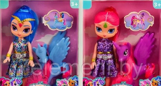 Детская кукла Шиммер и Шайн Shimmer&Shine, пупс + пони единорог, игрушка для девочек - фото 2 - id-p218602464