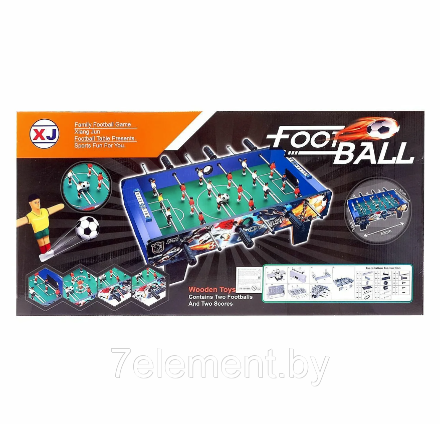 Детская настольная игра Футбол XJ803-1 настольный мини футбол Foot Ball для детей и взрослых - фото 2 - id-p218603454