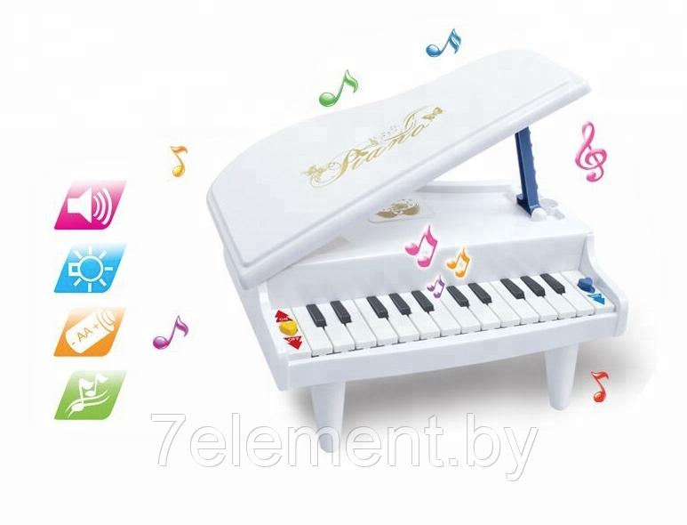 Детское музыкальное пианино, электронное фортепиано для детей 3688С, развивающая музыкальная игрушка - фото 2 - id-p218603462