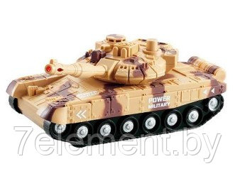 Детский инерционный танк WY741B для мальчиков, военная техника, свет, звук - фото 1 - id-p218602481