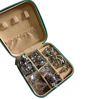 Детский набор для девочек юная красавица YY2325, игровой набор для плетения браслетов, ожерелий в кейсе