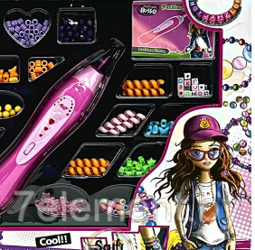 Детский игровой набор для девочек юная красавица 201 , создание бус, браслетов, ожерелий. Набор для творчества - фото 3 - id-p218603498