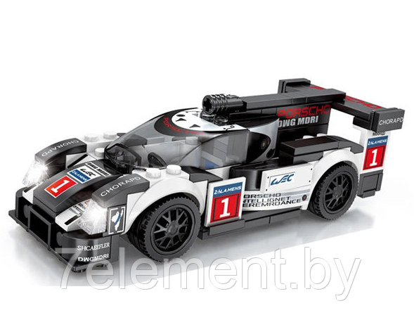 Детский конструктор гоночный автомобиль Porsche 607011, машинка Порше, аналог Lego лего Technik техник - фото 2 - id-p218603507