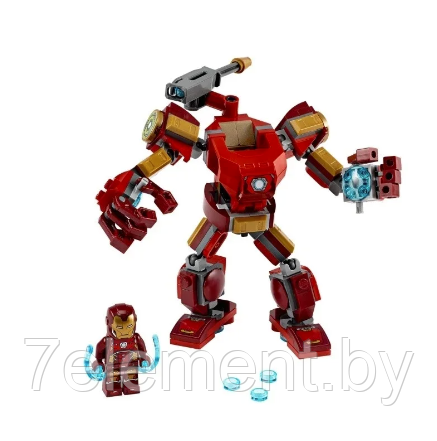 Детский конструктор Мстители Железный Человек трансформер, 11503 герои Marvel супергерои, аналог лего lego - фото 2 - id-p218603521