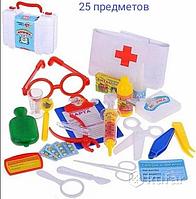 Детский игровой набор доктора "Волшебная аптечка" 25 предметов в удобном кейсе. Игровой набор врача