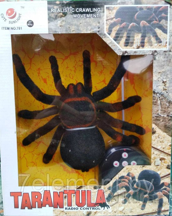 Детская радиоуправляемая игрушка Тарантул'' на р/у, Tarantula радиоуправляемый паук - фото 3 - id-p218601628
