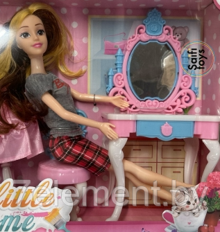 Детская кукла Барби с аксессуарами и платьями LL531B, Barbie детский игровой набор кукол для девочек - фото 3 - id-p218603587