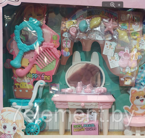 Детская кукла пупс с аксессуарами Happy Time 2027-12, интерактивный детский игровой набор кукол для девочек - фото 2 - id-p218603594