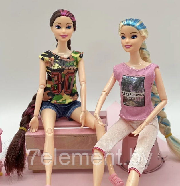 Детский набор кукол Барби 1829, Barbie Beautyful Girl, игровой набор куколок для девочек с аксессуарами - фото 1 - id-p218603599