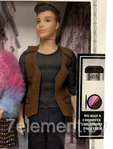 Кукла Барби с Кеном Modern Fashion Y016B8 , детский игровой набор кукол Barbie Ken для девочек с аксессуарами - фото 2 - id-p218603602