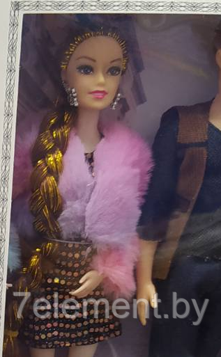 Кукла Барби с Кеном Modern Fashion Y016B8 , детский игровой набор кукол Barbie Ken для девочек с аксессуарами - фото 3 - id-p218603602