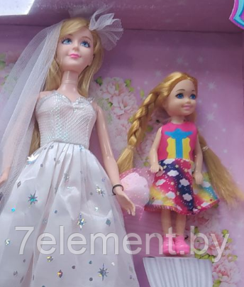 Кукла Барби с Кеном и детьми, детский игровой набор кукол Barbie Ken для девочек с аксессуарами, набор семья - фото 3 - id-p218603610