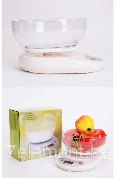 Электронные кухонные весы с чашей, SA-237 универсальные весы в граммах с ЖК-дисплеем для дома, весы для кухни - фото 3 - id-p218603620