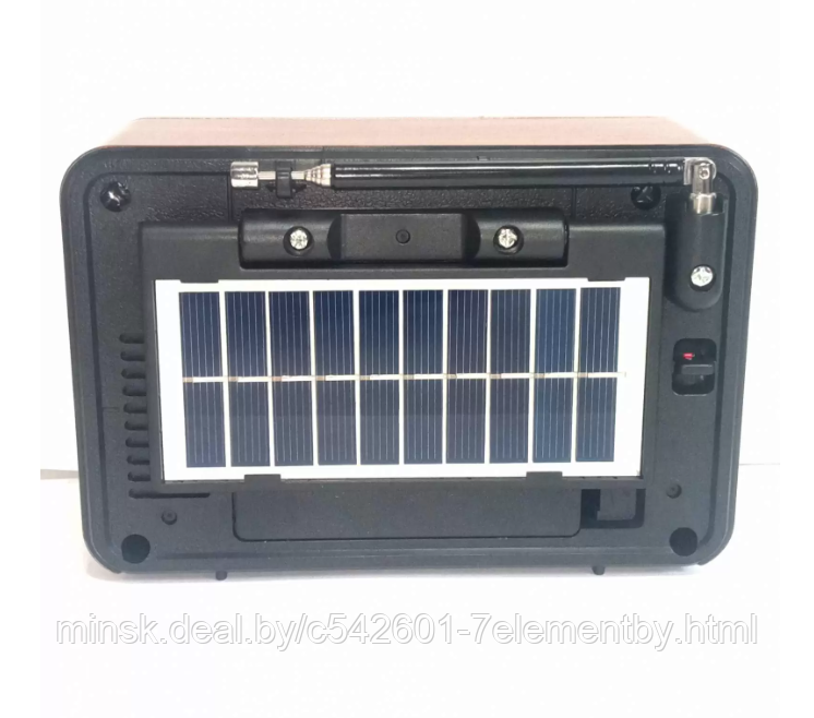 Портативный радиоприемник Golon RX-BT6061S Solar Power. Мощный беспроводной приёмник, акустическая система - фото 6 - id-p218603633